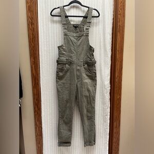 Toad & Co Touchstone Overalls Women’s XS Organic Cotton Blend Brown